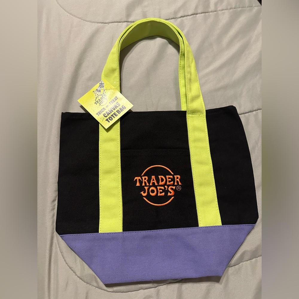 Trader Joe’s Halloween multi color Tote Bag